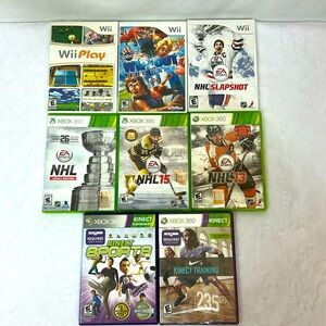 Wii and Xbox 360 Game Bundle